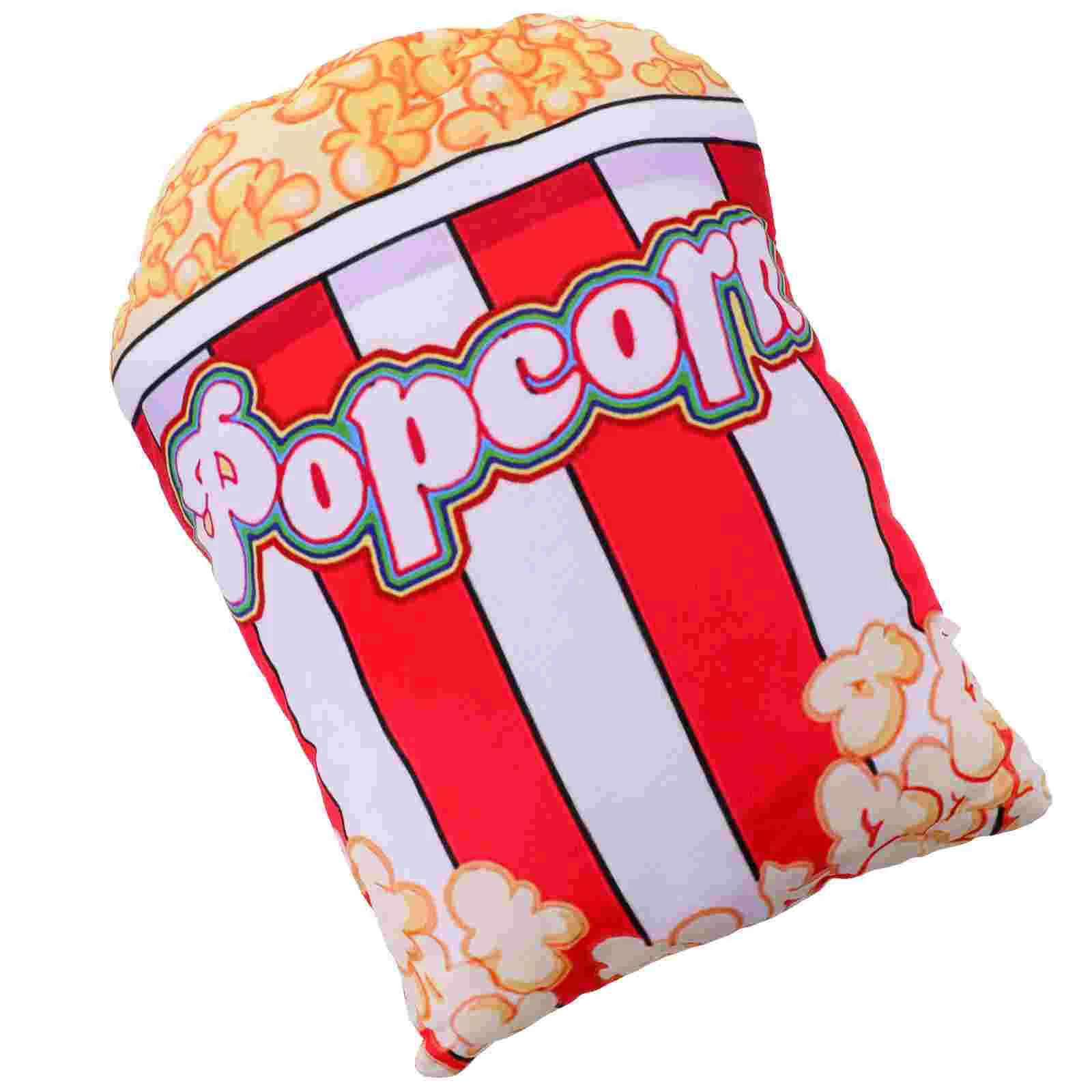 Popcorn-Kissen, attraktive Heimdekoration, Cartoon-Sofakissen, Rückenlehne, Büro, Plüsch, geschmeidig, für den Innenbereich