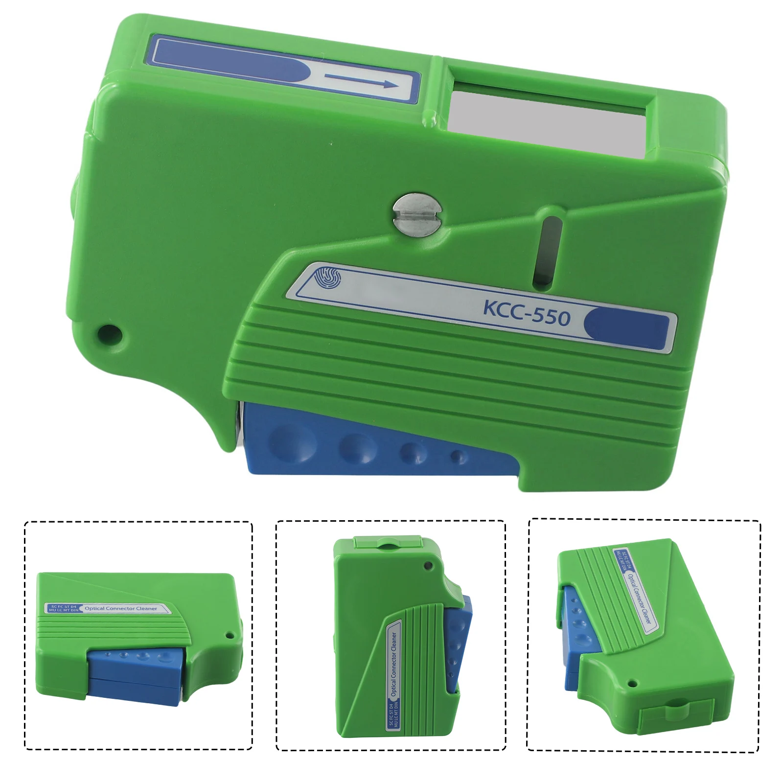 クリーナー カセットをきれいにします 光ファイバークリーナー コネクタ面 KCC-550 軽量設計 便利な高品質