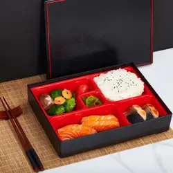 Japanese Style Tableware Box ABS Sushi Sashimi Box Lunch Box 27x21cm