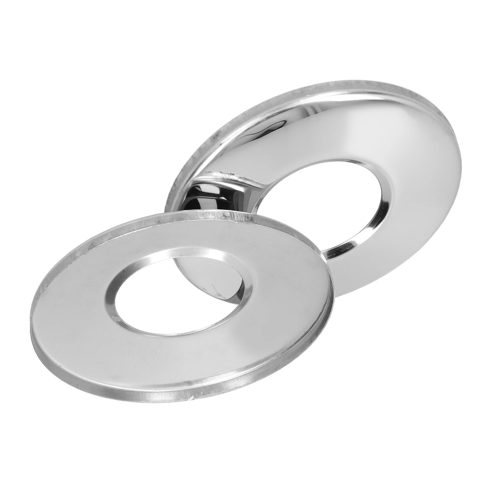 2Pcs Stainless Steel Swimming Pool Ladder Escutcheon Cover Plate for 42mm Ladder Pipe Pool Hand Rail Replacement Ladder Cover