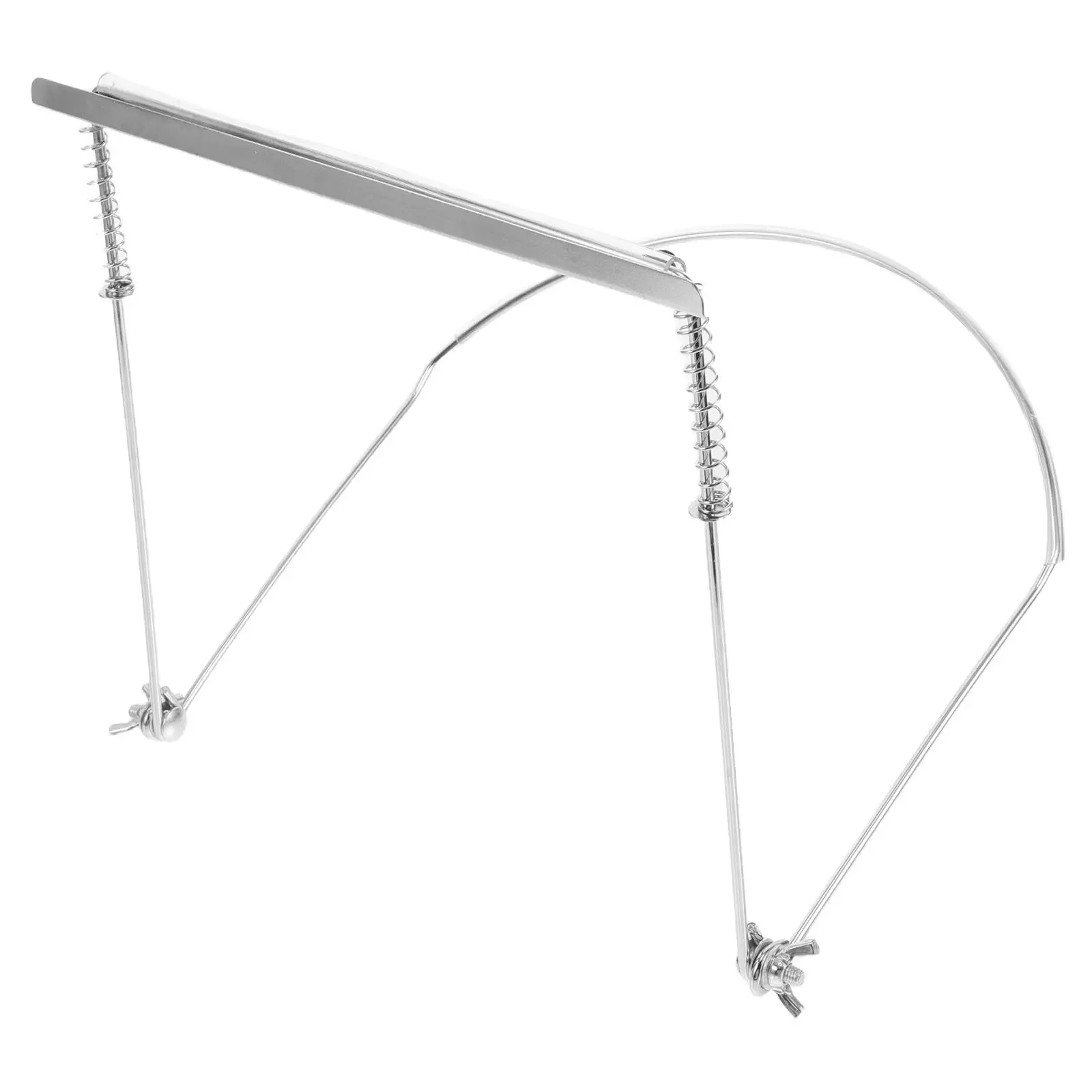 

Harmonica Stand 24 Hole Adjustable Holder Silver Neck Rack Professional Support Instrument Accessories Portable Sturdy