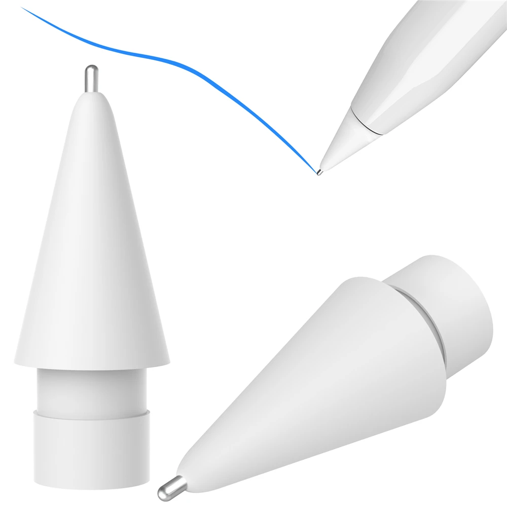 Pencil Tip for Ap ple Pencil 1st 2nd Generation Anti-wear Stulys Nib Replacement Penpoint for IPAD Touch Pencil Tip