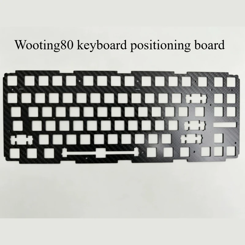 Wooting80 Sound Pack Customized PORON Material FR4/CF Keyboard Positioning Board for Mechanical Keyboard Accessories Gifts DIY