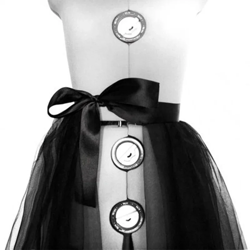 

Maxi Tulle Skirts 3Layers Women Wedding Dresses Detachable Sexy Lolita Cocktail Party Club Tie Up Ruffle Bridal Train Overskirts