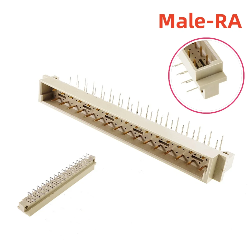 5 stücke din 5,08 din Stecker 32 Positionen männlicher Stift mm Abstand rechtwinklig weiblich gerade durch Loch platine zweireihig – Detail 2