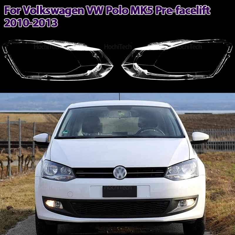 

Для Volkswagen VW Polo MK5 предварительно фейслинг 2010 2011 2012 2013, автоаксессуар, замена прозрачных фонарей, корпус фары