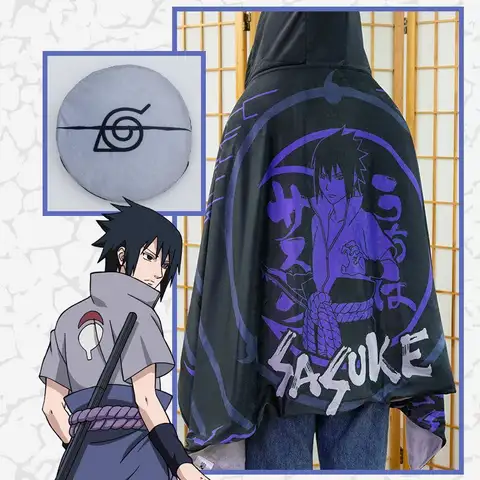 Anime Naruto Cloak Uchiha Sasuke Uzumaki Naruto Cosplay Coat Cartoon Blanket Holiday Gift