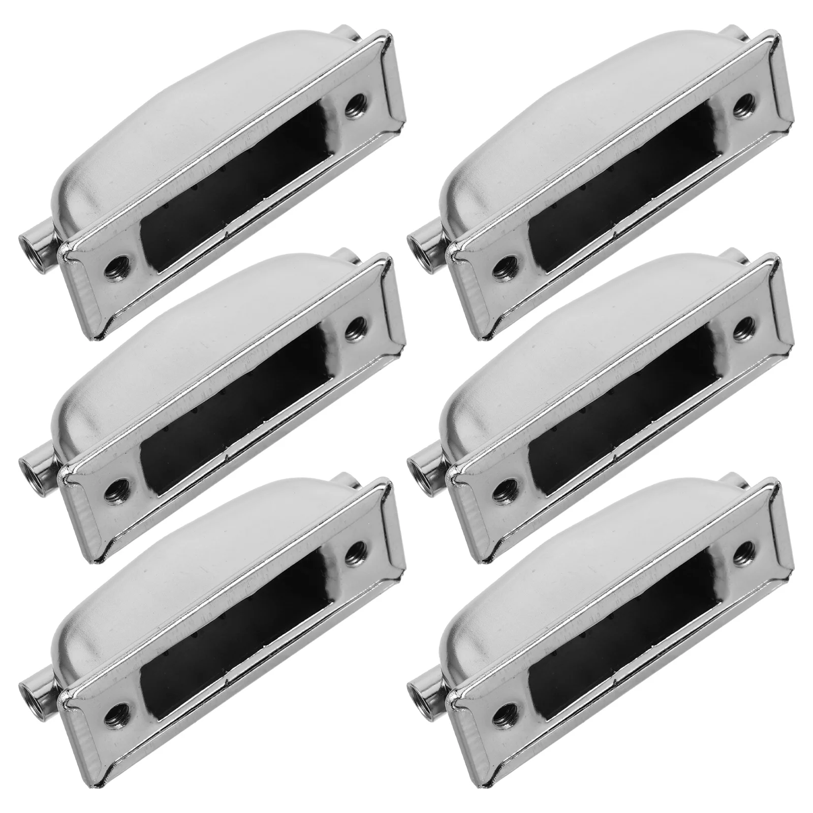 

6 Pcs Drum Lug Connector Bass Drums Lugs Accessories Double Clamp Metal End Claw