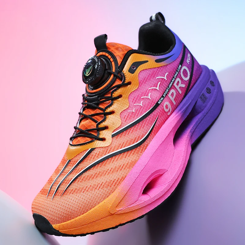 

Unisex Sports Shoes Breathe Mesh Professional Marathon Athletic Running Shoes Outdoor Training Soft Sole Sneakers for Men Women