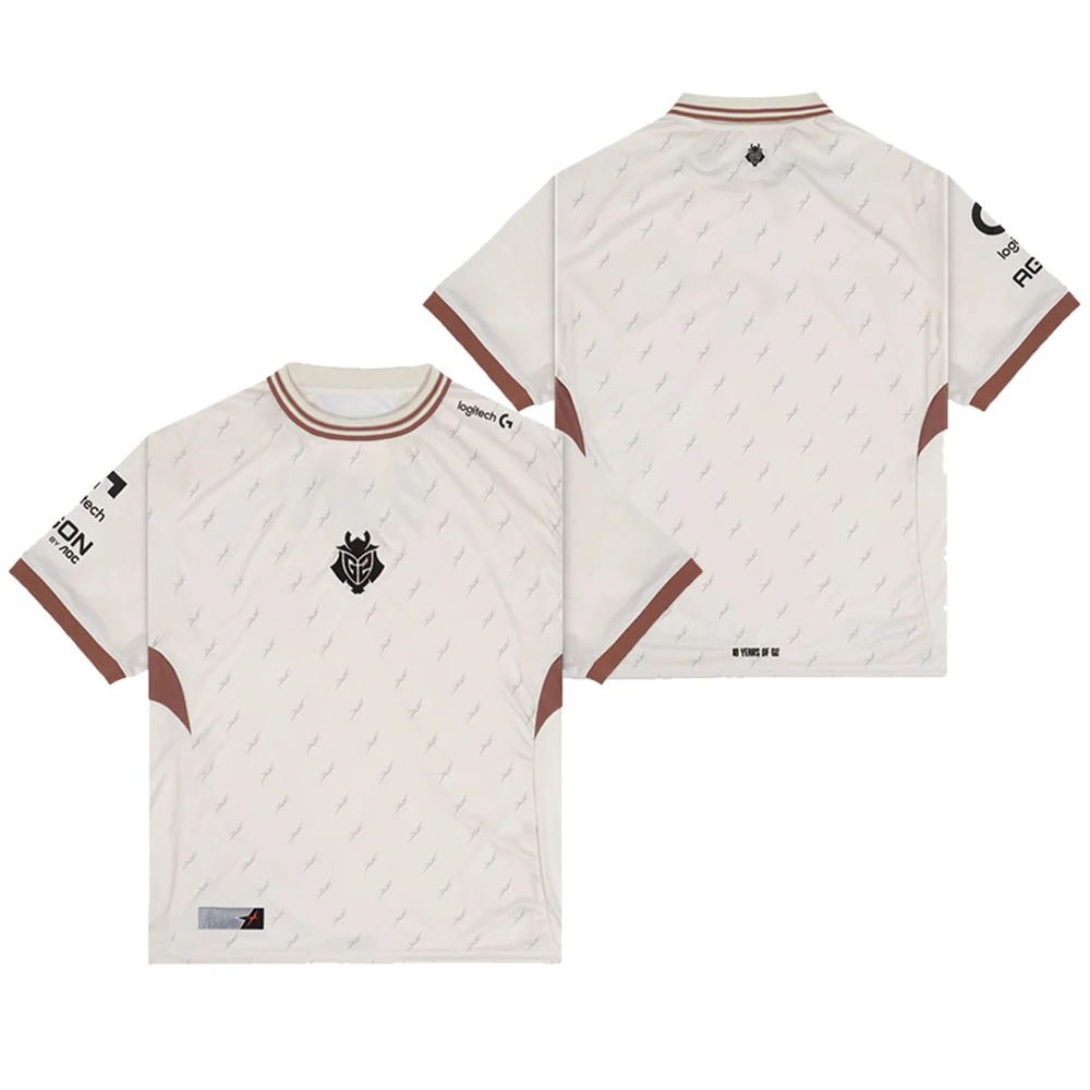 2025 جديد الصيف G2 Esports قوس قزح ستة برو الدوري موحدة جيرسي تنفس الرياضة عادية موضة المشجعين هدية للجنسين كبير تي شيرت