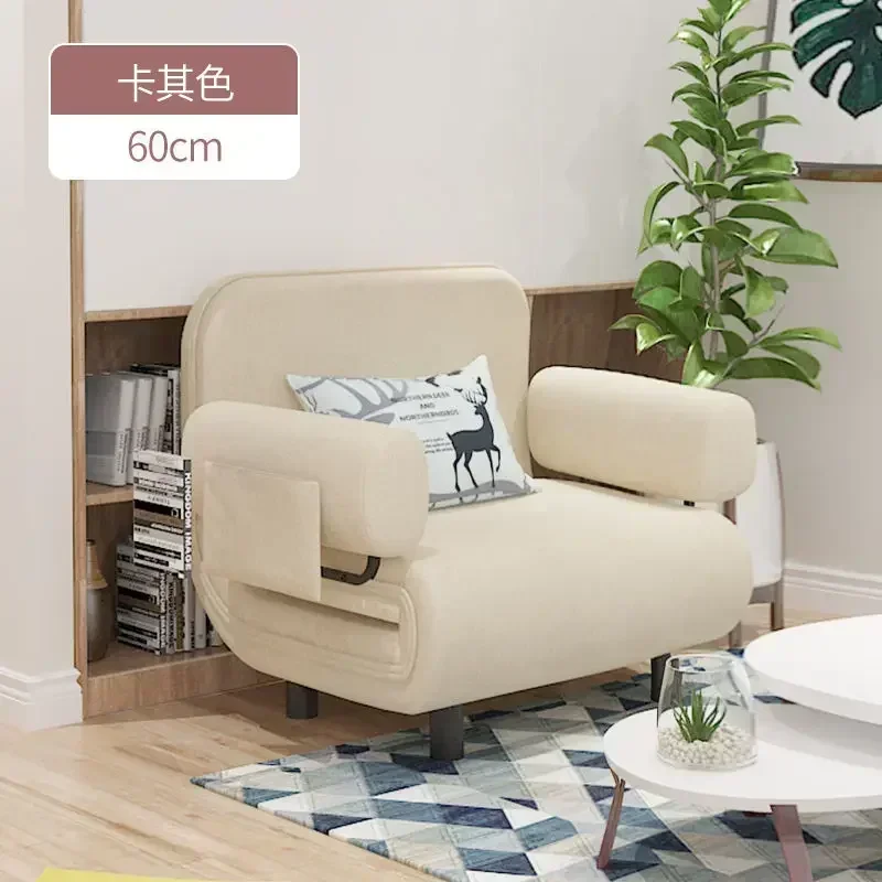 3-in-1 converteerbare slaapstoel Bed Uittrekbare slaapbank Verstelbare fauteuil Lounge met opbergvak voor kleine ruimtes Gastenkamer