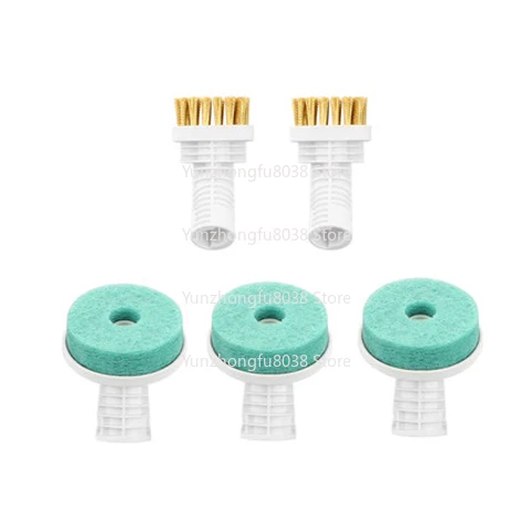 مناسبة لممسحة البخار رأس فرشاة الأسلاك النحاسية ZQ600/ZQ610/ZQ650 تنظيف رأس فرشاة المطبخ العنيد إزالة التلوث #1