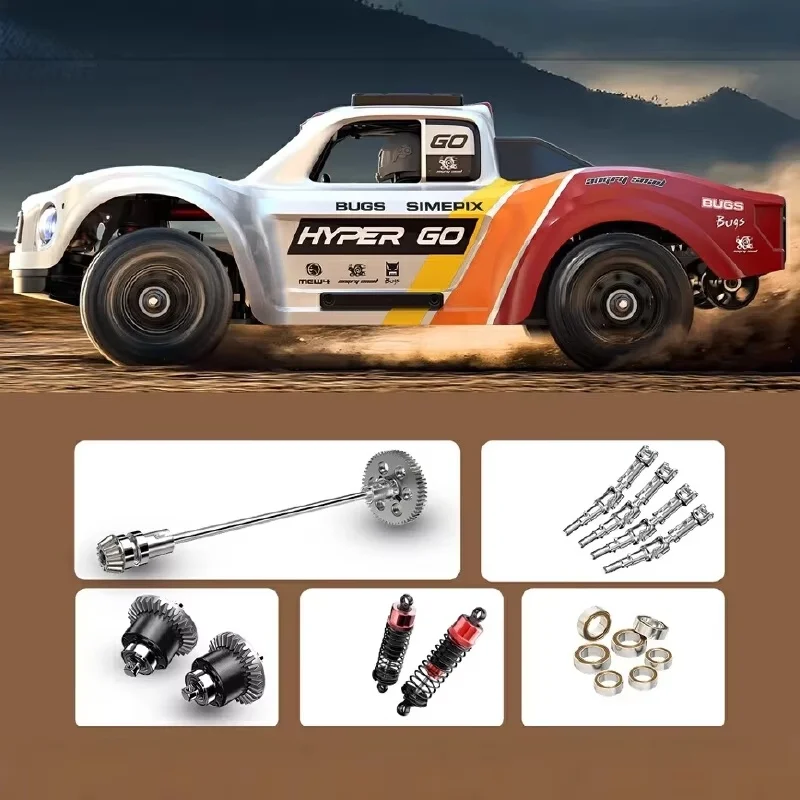 MJX14211 Short Card 1:14 Four-Wheel Drive Off-Road Drifting Flat Running Electric Remote Control Car Brushless Metal RC Model