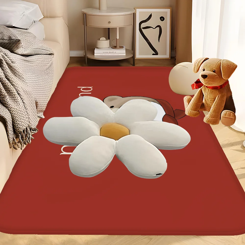 

M-Mofu S-Sand Floor Mat Non-Slip Laundry Room Mat Laundry Decor Balcony Child Living Room Bedside Mats