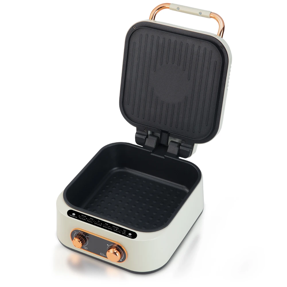 Electric barbecue with hot pot wholesale non-stick smokeless electric barbecue grill BBQ stainless steel electric barbecue grill