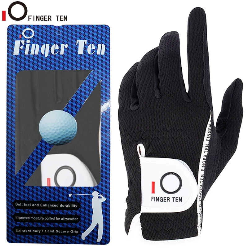 

Golf Glove Men Left Hand Right Handed Hot Wet Weather No Sweat Black Gray White Fit Size S M L XL XXL XXXL Drop Shipping