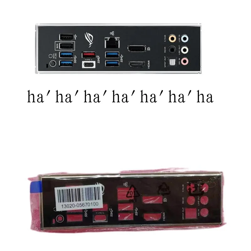 WYORESY 1PCS ROG STRIX B550-F GAMING FOR ASUS IO I/O SHIELD Back Plate BackPlate