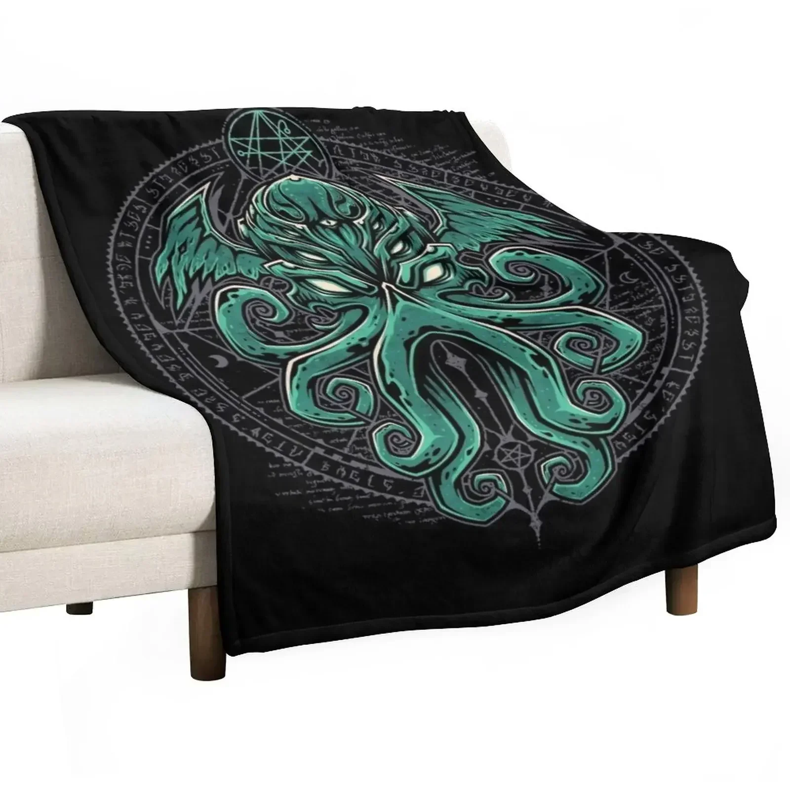 

Great Cthulhu Throw Blanket Loose Sofa Luxury Thicken Thermals For Travel Blankets