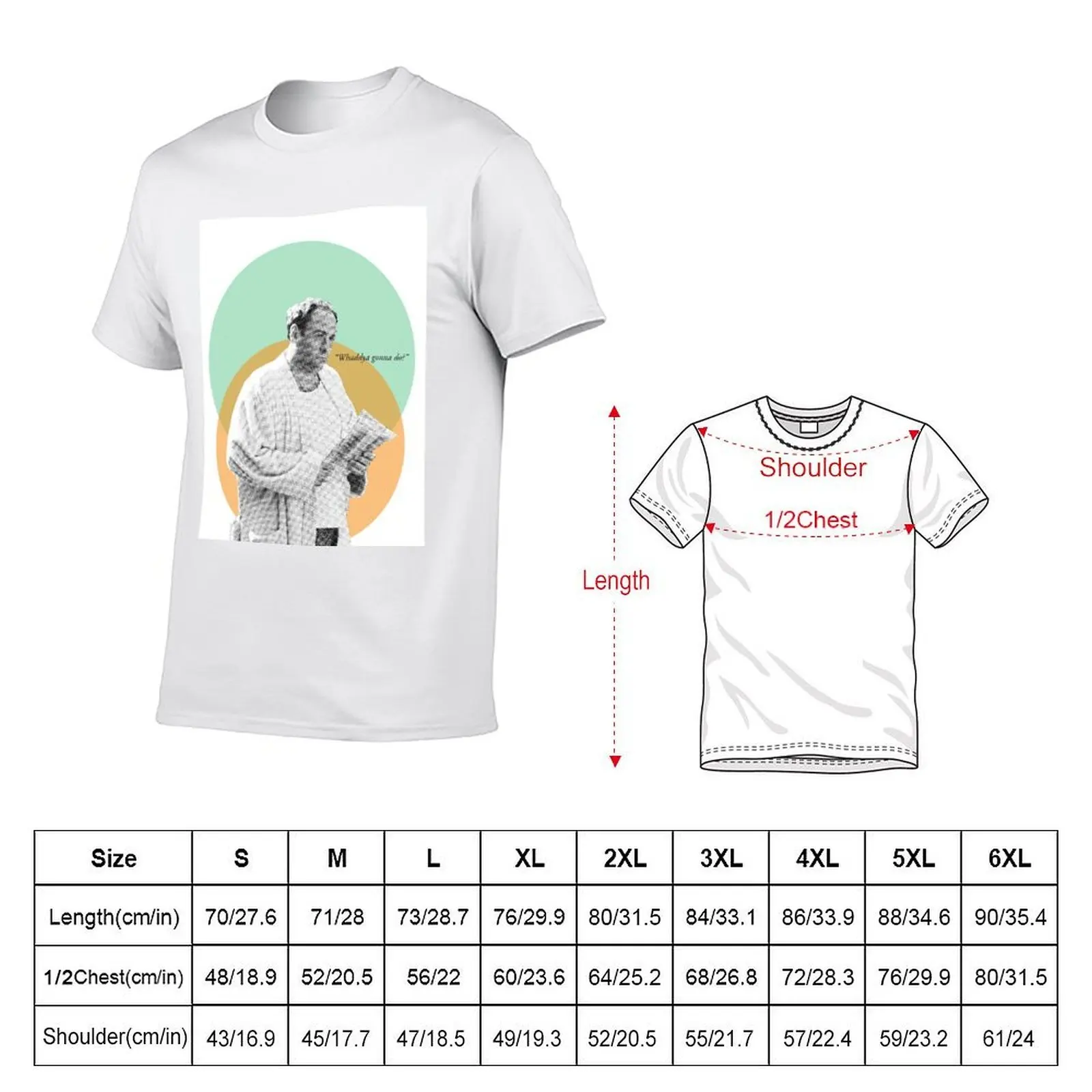 The Sopranos Tony Dressing Gown Print T-Shirt Minimalist Graphic Tee Shirt