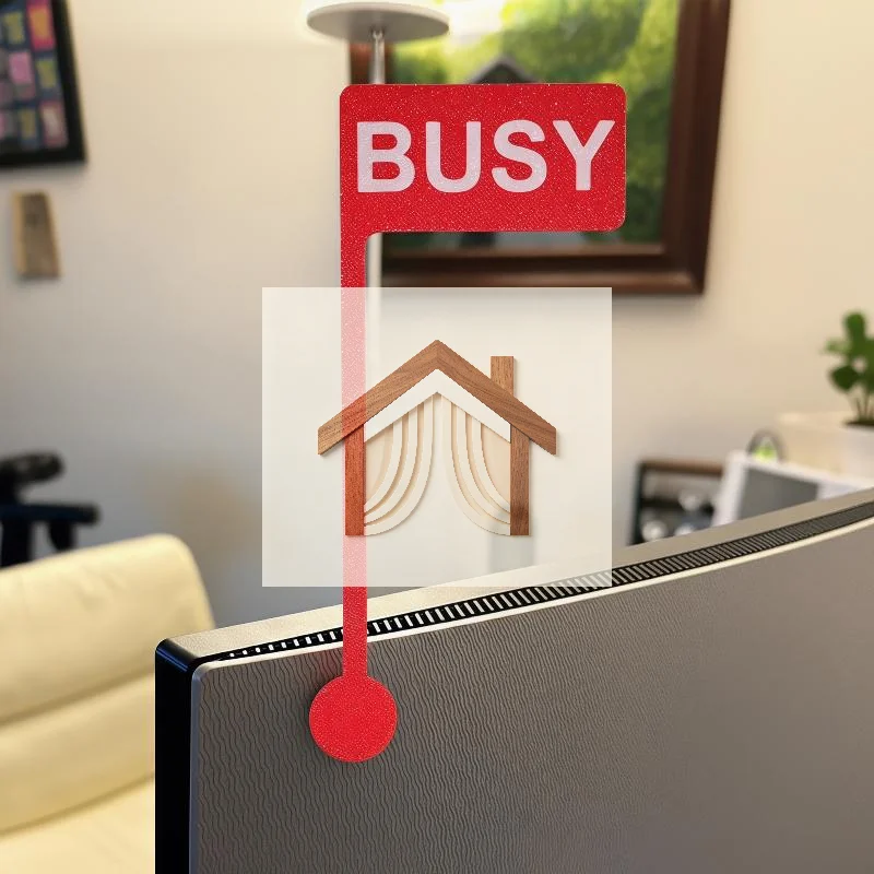 Professional Busy Flag Sign Innovative Home Office Gift for Busy & On Call Individuals