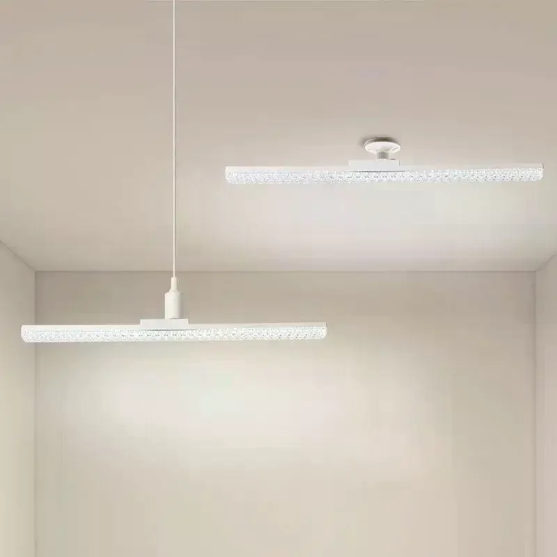 E27 LED Lamp Strip Tube Lighting AC220V 20/30/40W Bulbs Adjustable Direction 360° Indoor White Long Crystal Bulb
