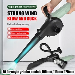 Angle Grinder Converted Into Cleaner Blower Kit Fit 100mm/4inch 115mm/4.5inch 125mm/5inch Model Angle Grinder 2-in-1 Converter