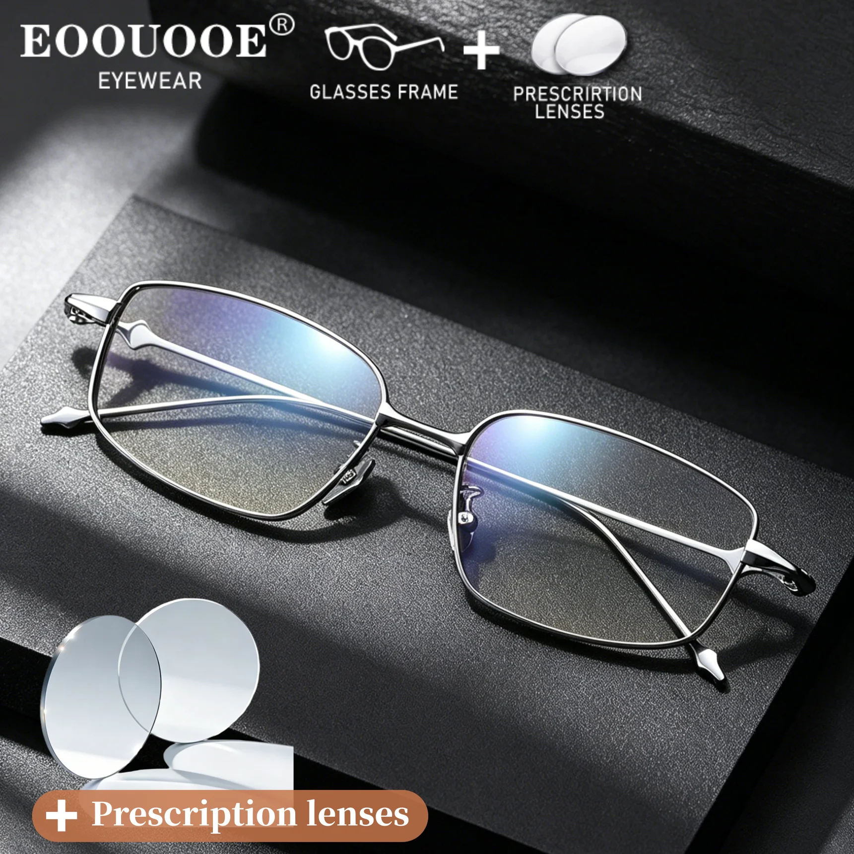 

Cat Eye Design Star Fashion Women Male Glasses Frame Titanium Mayopia Prescription Recipe Available Photochromic Lenses Goggle