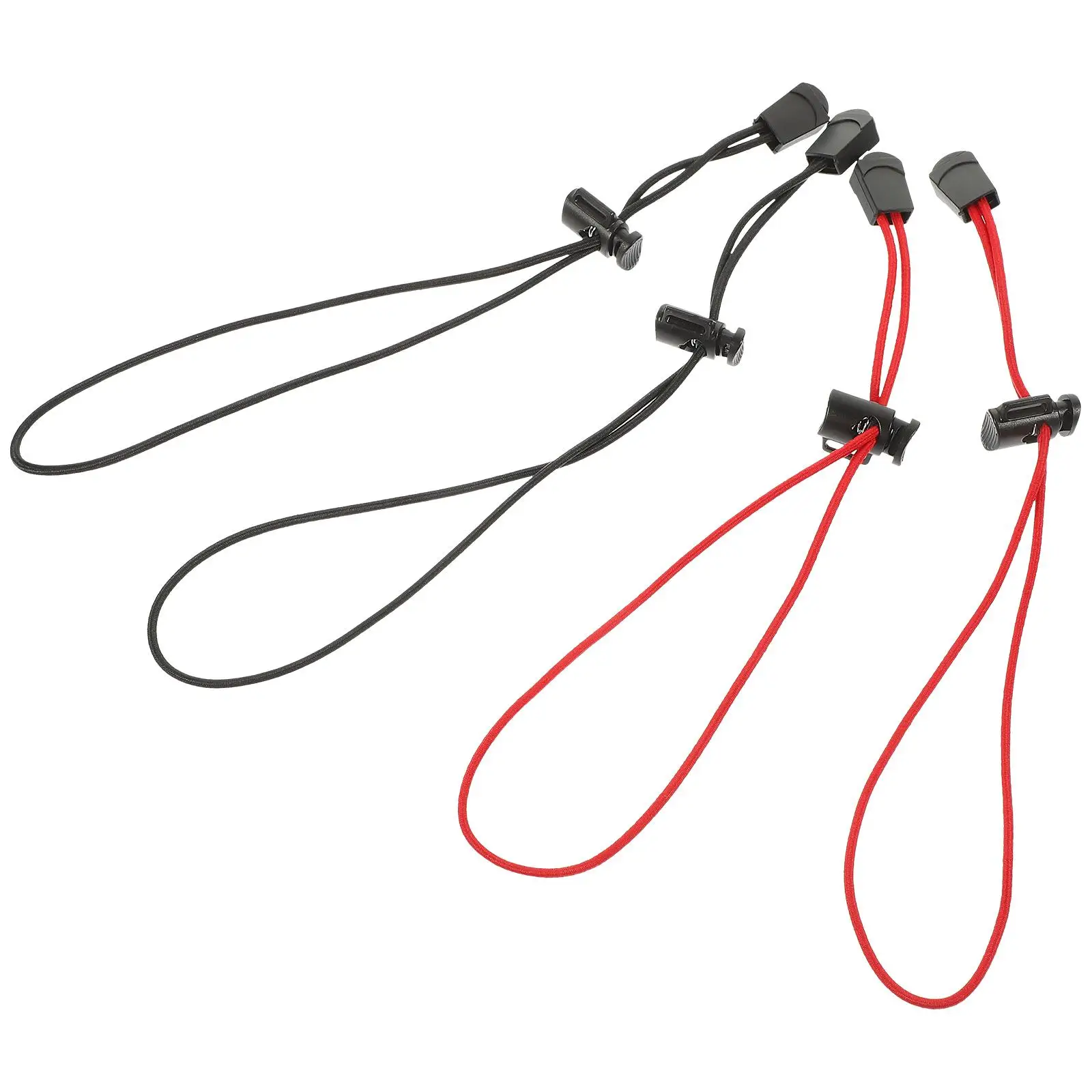 

4PCS Durable Travel Storage Rope Elastic Bungee Cord Backpack Outdoor Straps Adjustable Plastic Tie Camping Fixing Supplies