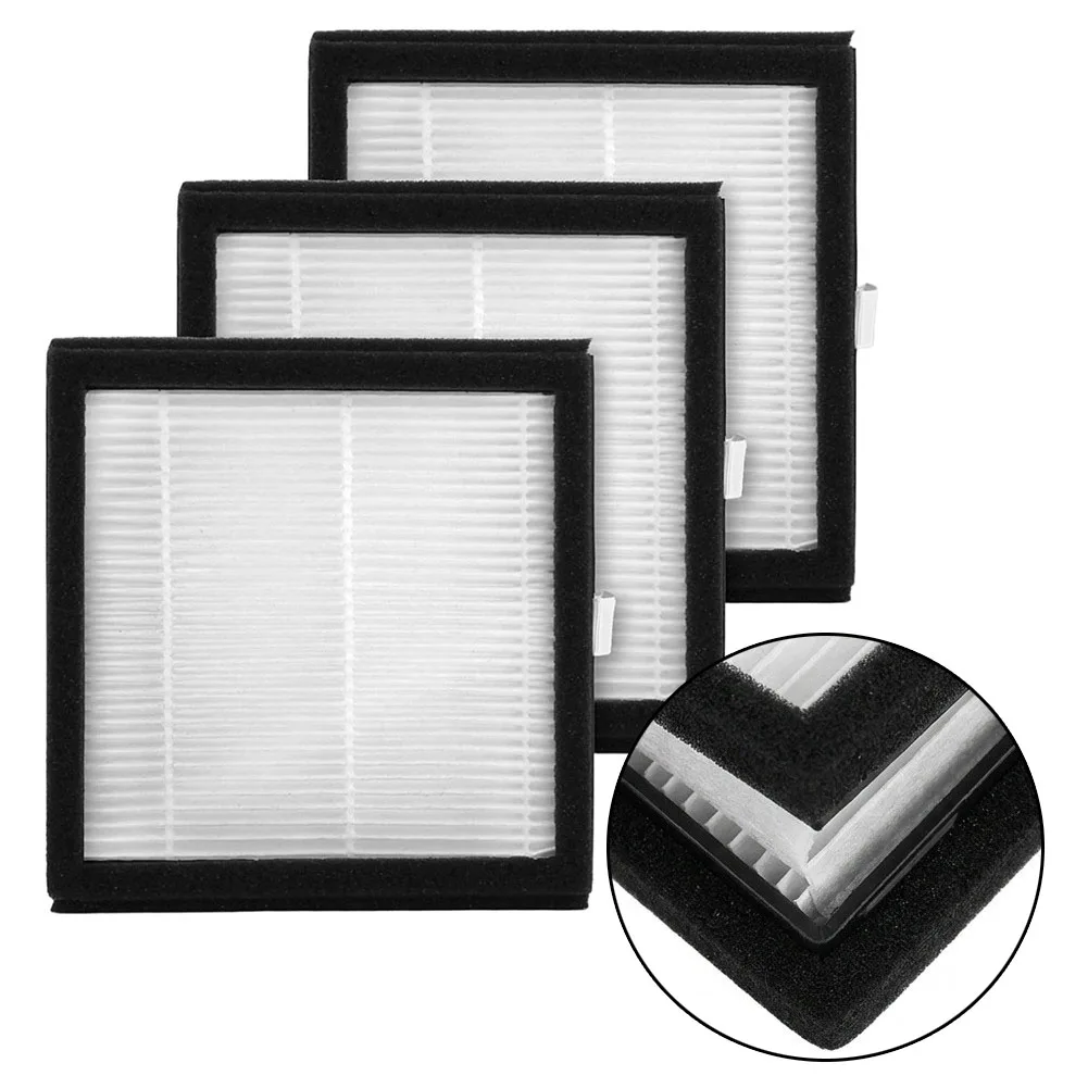 2 Pack H13 HEPA Replacement For Tenergy for sorbi Dehumidifier 6.4x6.1x1.25 Inch True Filtration Accessories 2