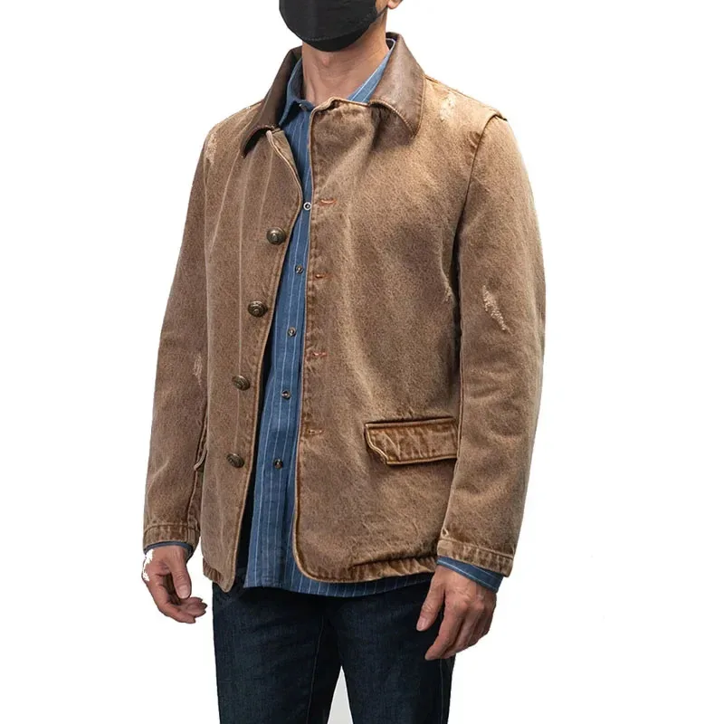 Game RDR2 Arthur Morgan Same Style Jacket Western Denim Cosplay Costumes Fashion Casual Jacket Coat For Men Stripe Shirt CFDF77G