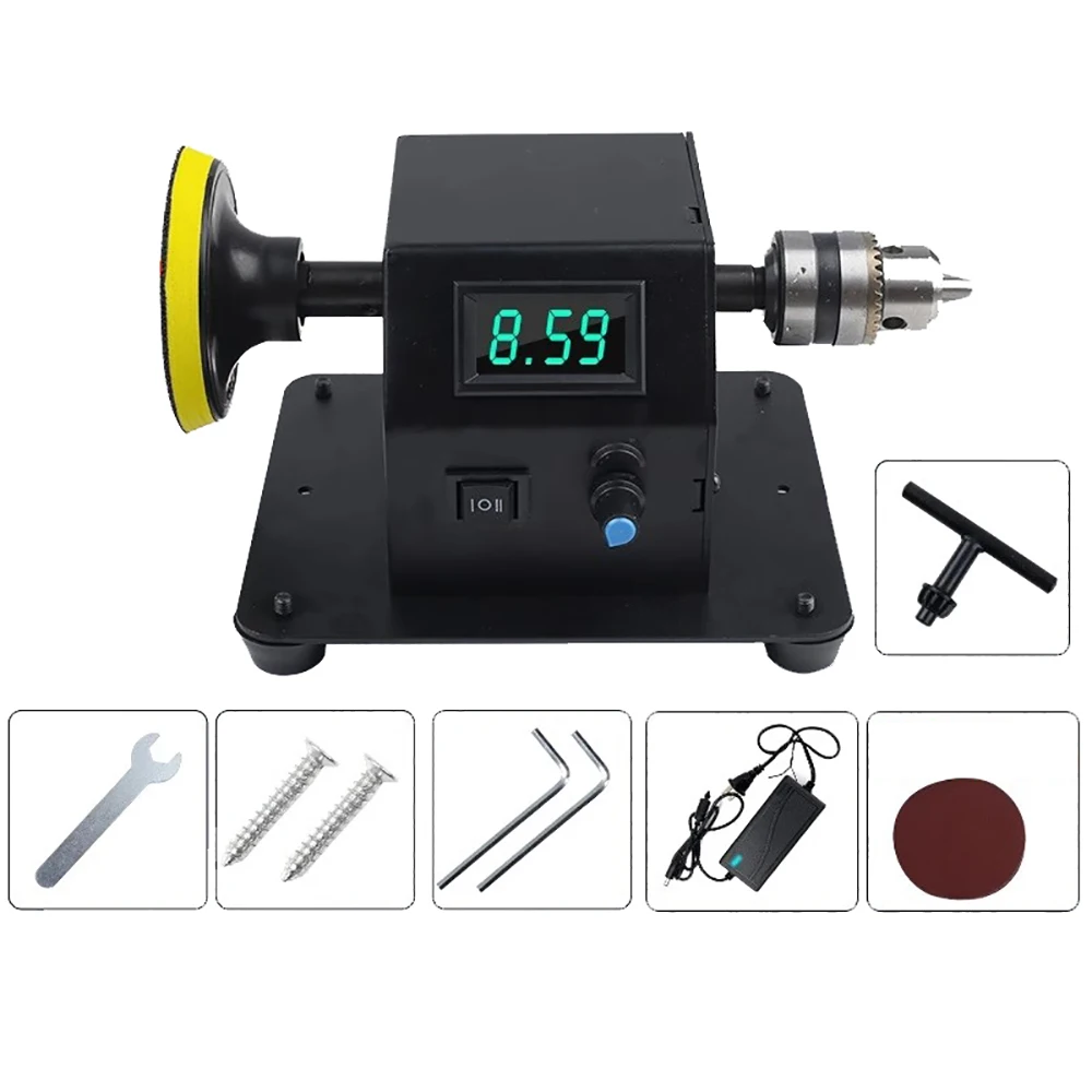 

Multifunctional Mini Bench Grinder & Polishing Machine with Drill Chuck