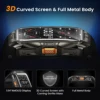 2025 KOSPET タンク X2 頑丈なスマートウォッチ男性用 3D 曲面スクリーン AMOLED AOD 5ATM IP69K 防水 Bluetooth 通話 AI アシスタント 4