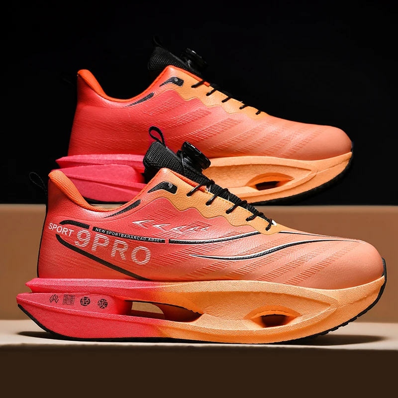 Men Running Shoes Marathon Carbon Plate Sports Waling Sneakers For Men Sport Winter Women's Waterproof Nonskid Sneakers Autumn