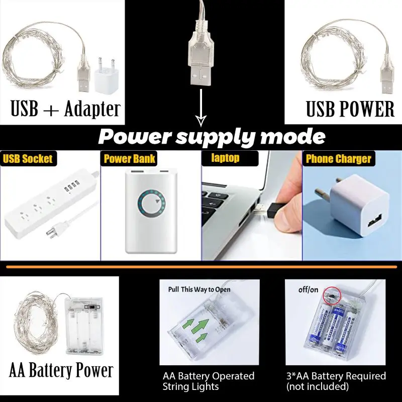 6M Ster Kerstverlichting Mini Led String Slinger Decoratie Voor Slaapkamer Tuin Gordijn Batterij 3xaa Outdoor Bruiloft Feest Verlichting