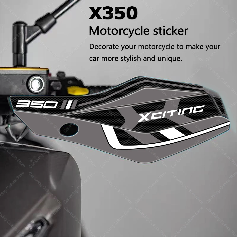 

X350 3D Epoxy Resin Protective Sticker Motorcycle Hand Guard Stickers Protection Waterproof Protective Sticker For KYMCO X350