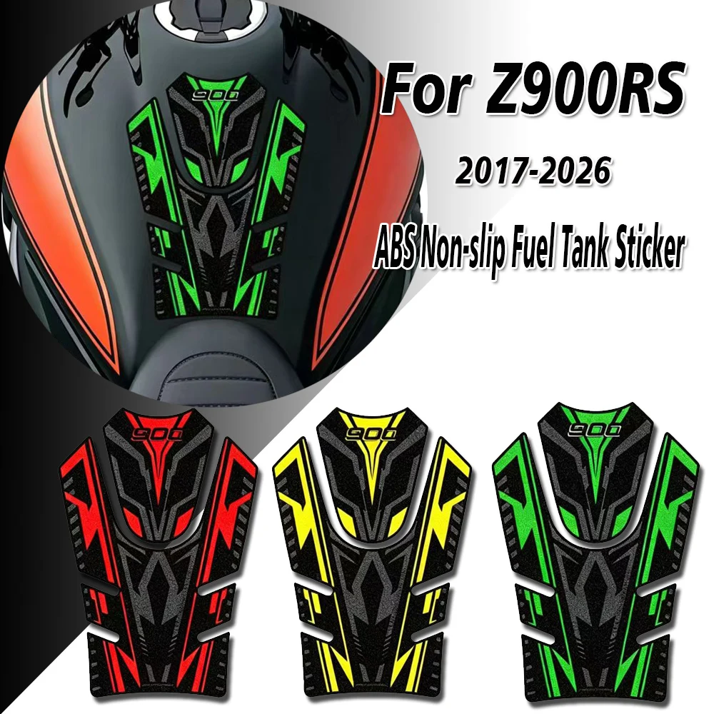 For Z900RS Z900 RS Z 900 Cafe SE ABS Anti Slip Tank Pad Gas Fuel Oil Knee Protection Waterproof Stickers Decals Accessories