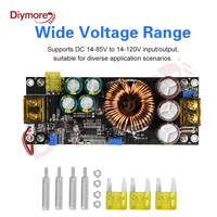 1800W 40A DC-DC Boost Converter Step Up Power Supply Module 14-60V To 14-90V 14-85V To 14-120VAdjustable Voltage Charger