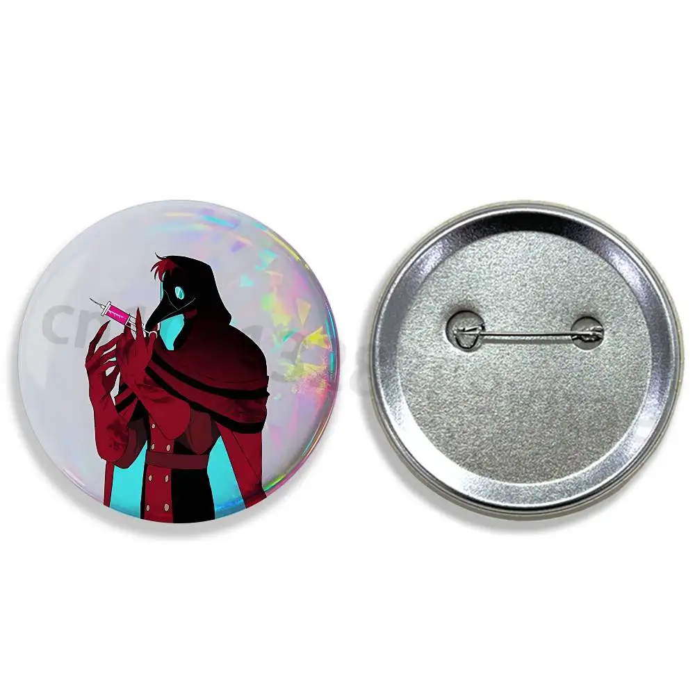 T-The Freak Circus 58mm Icon Badge Handmade Tinplate Brooch for Backpack Clothes Chest Ornament Gifts