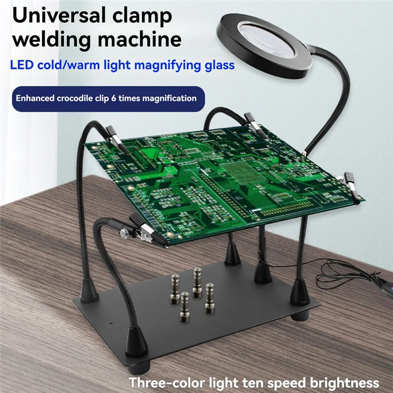 

A20F-USB Magnet Welding Holder The Third Hand Helping Hands Soldering Station For Electronic Repair Soldering Fixture