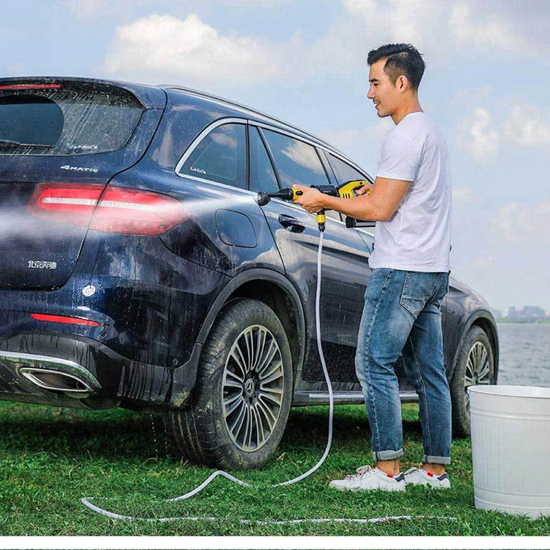 Portable High Pressure Wireless Car Washer Spray    Cordless Water Cleaner