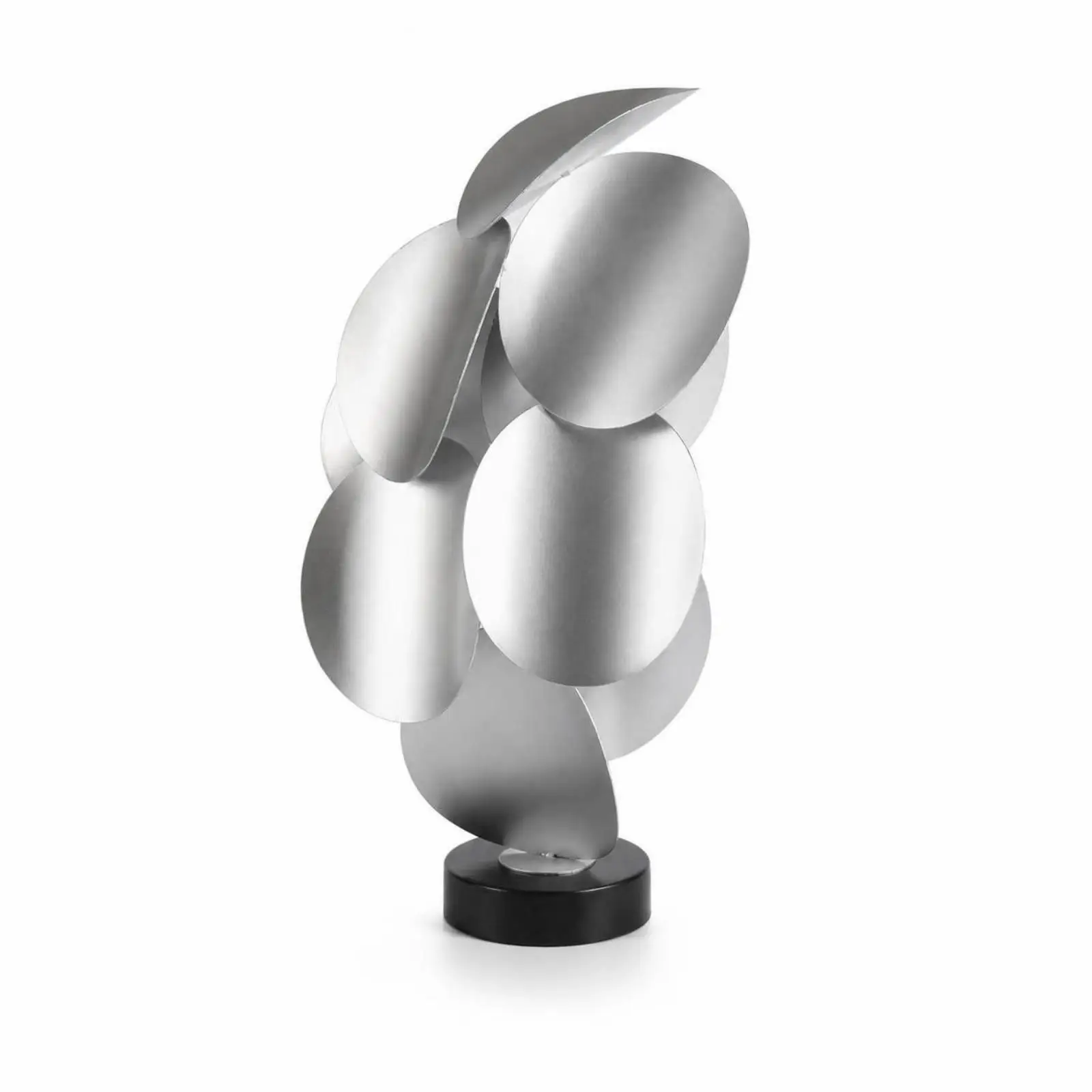 Decorative Sculpture Abstract Layered Art Metal Leaf Statue Sculptures and Figurine for Executive Workstation