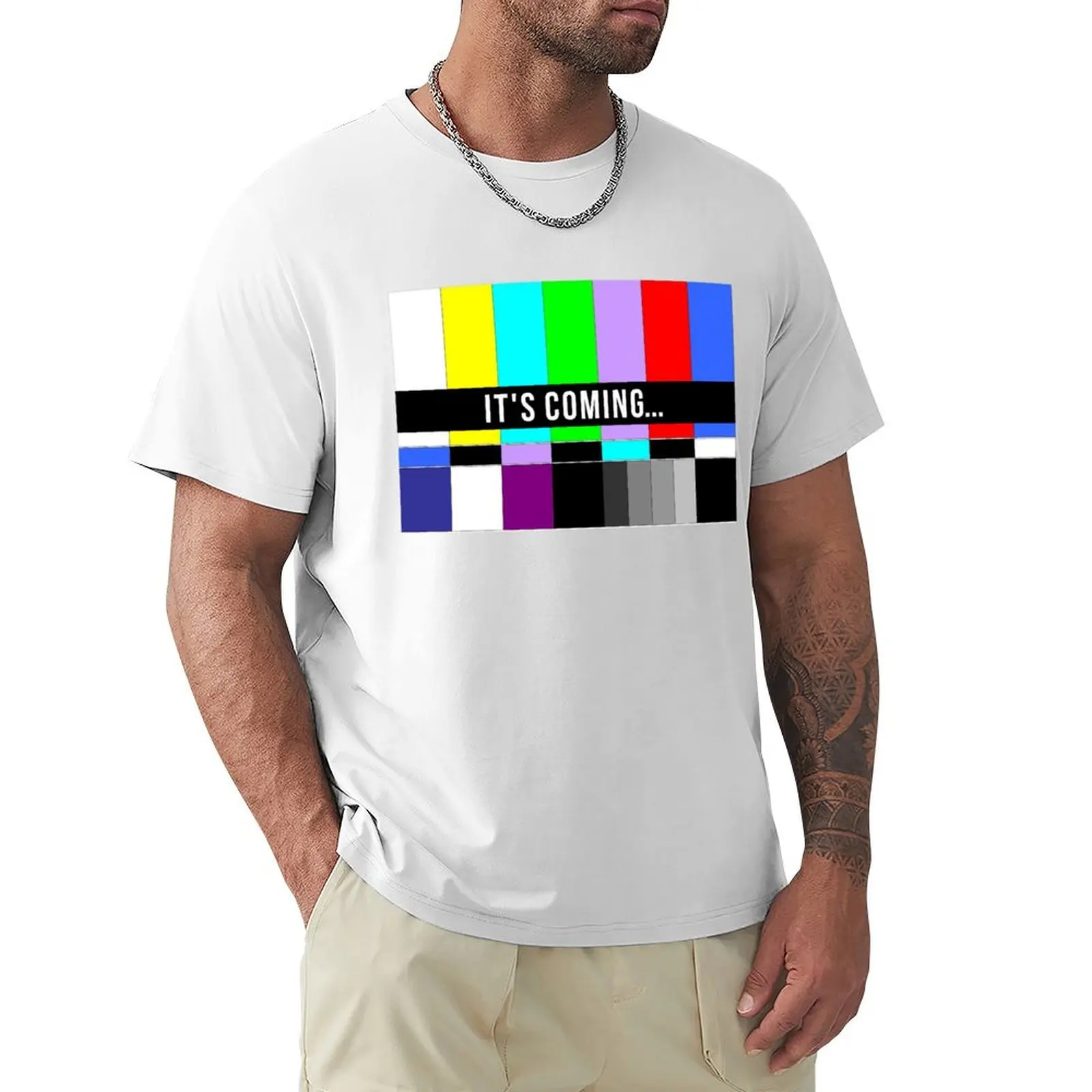 Funny Tv Quotes No Signal T-Shirt boys animal print boys whites aesthetic clothes sports fans slim fit t shirts for men