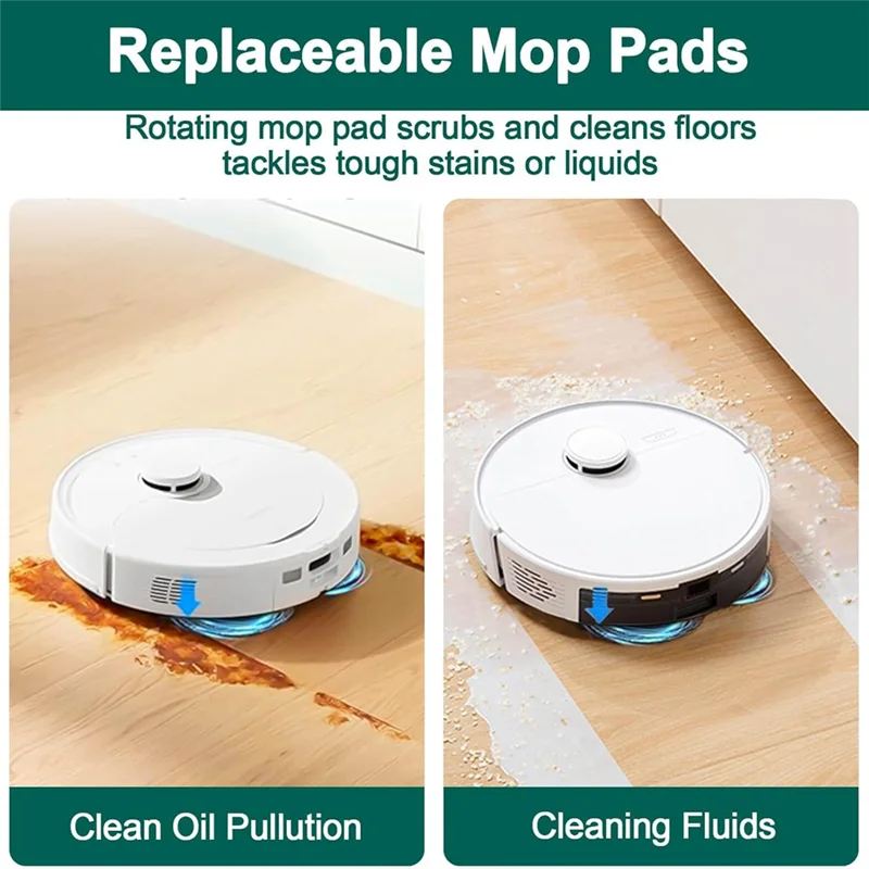 KEOL-Wischpad für Roborock Q Revo, Qrevo Maxv, Qrevo S, Qrevo Pro, Qrevo Slim, P10, P10S, V20, P10S Pure, P20 Pro Staubsaugerzubehör