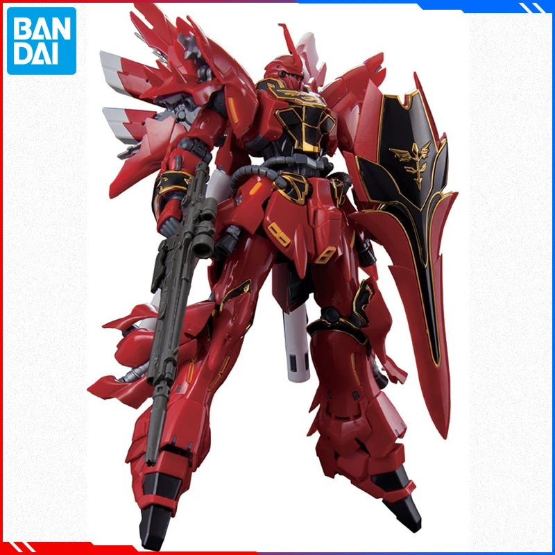 Spot Bandai 1/144 RG 22 MSN-06S Sinanju Gundam Assembly Model Anime Action Figure Accessories Toys Gifts