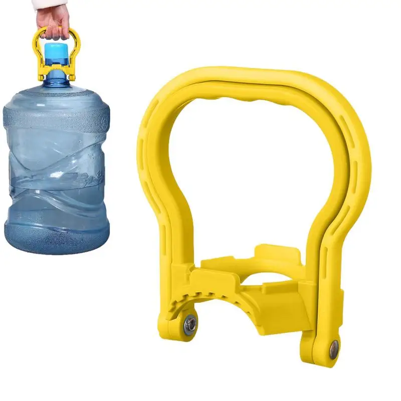 Portable Water Bottle Carrier Lifter, Alça ergonômica avançada garrafa de água potável, 5 galões