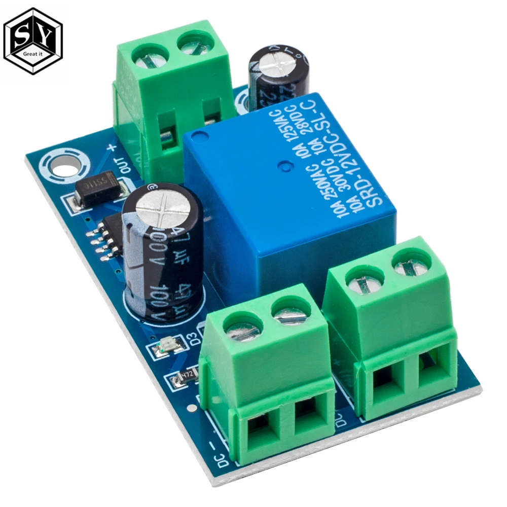 YX-X804 Power-OFF Protection Module Automatic Switching Module UPS Emergency Cut-off Battery Power Supply 12V to 48V Control