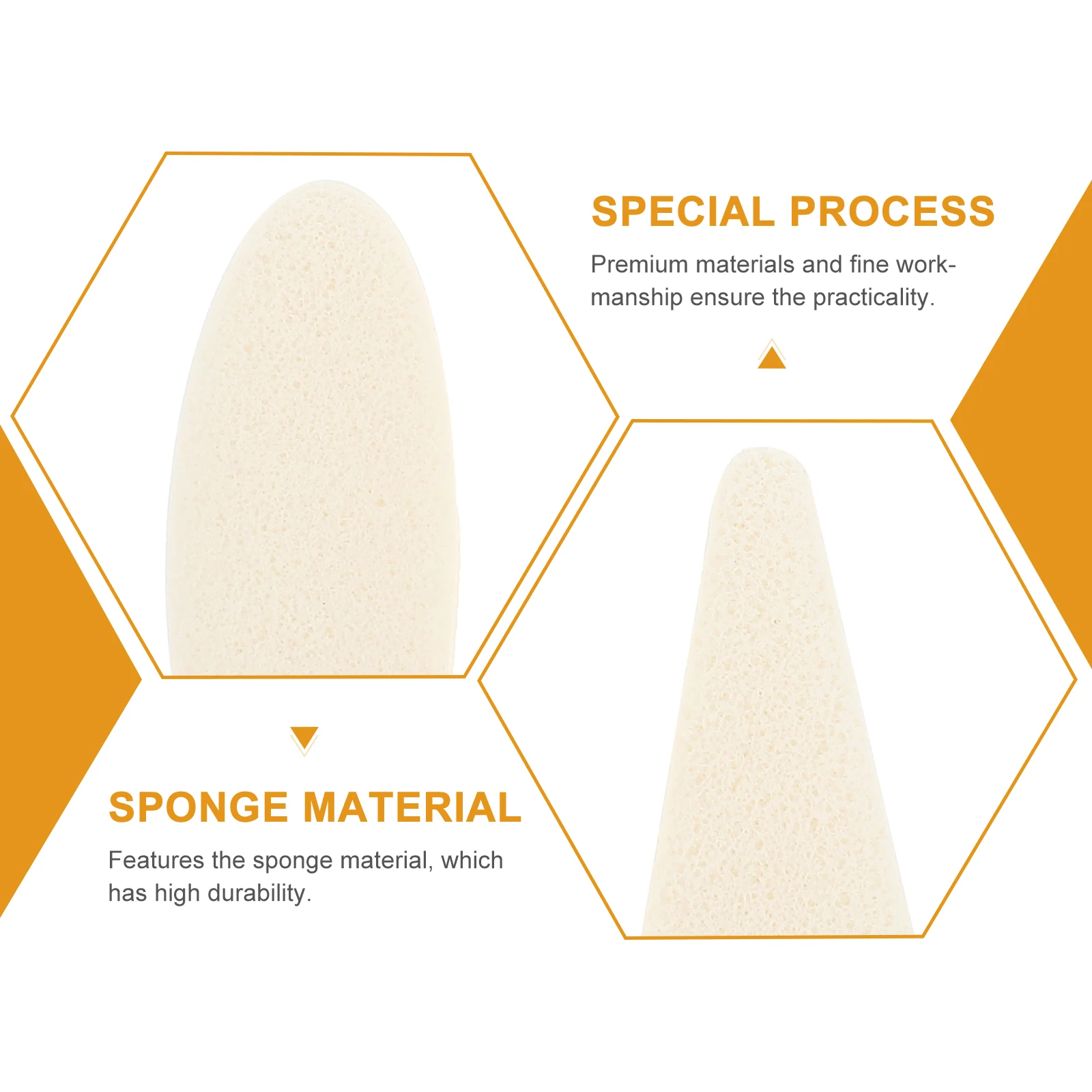 

40 Pcs Eraser Knife Heads Sponge Replacement Tools for Drawing Highlight Sponge Wiper Students School Supplies