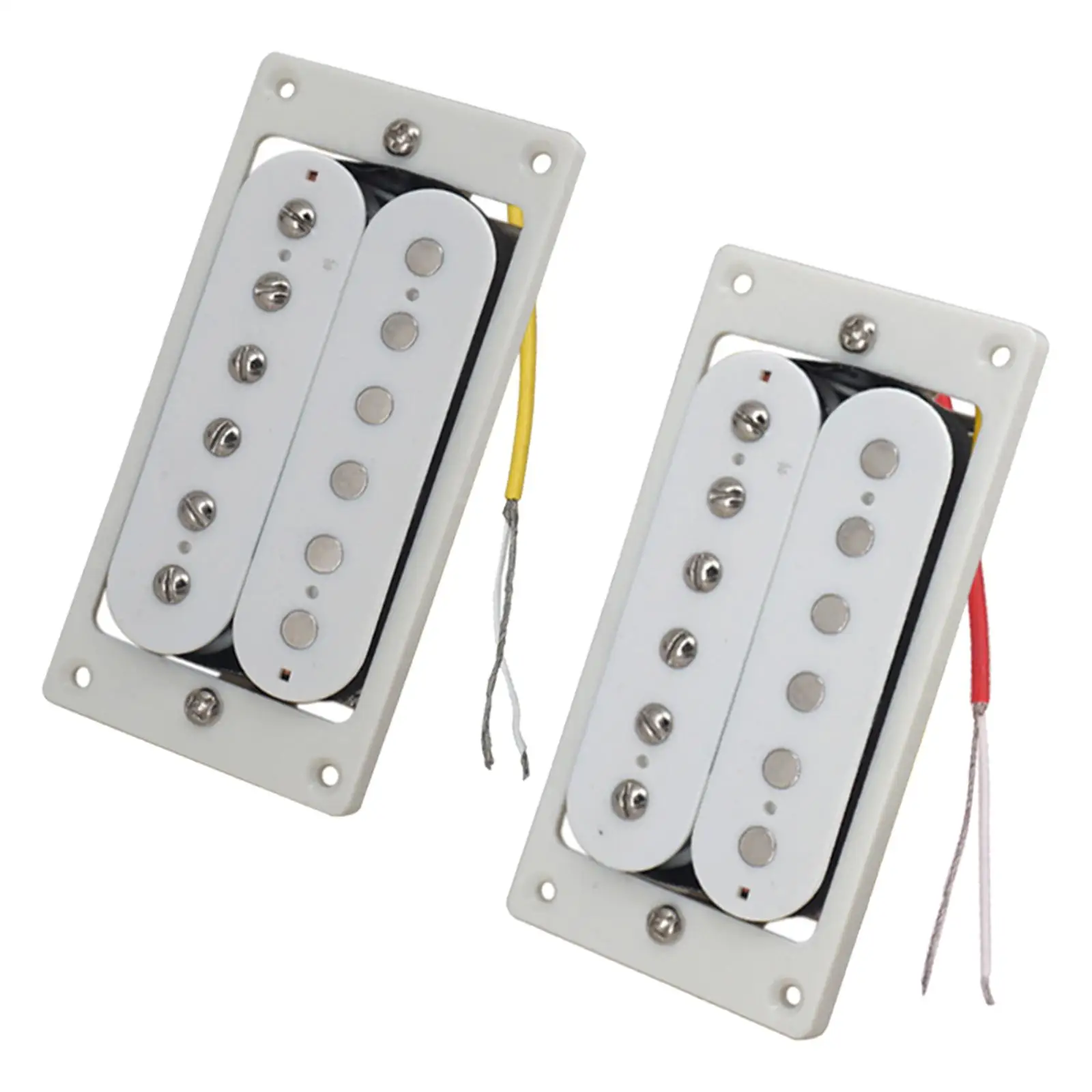 2Pcs Electric Guitar Pickup with Prewired Humbucker Pickup Set Double Coil Pickup for 6 Strings Guitar Instrument Accessory