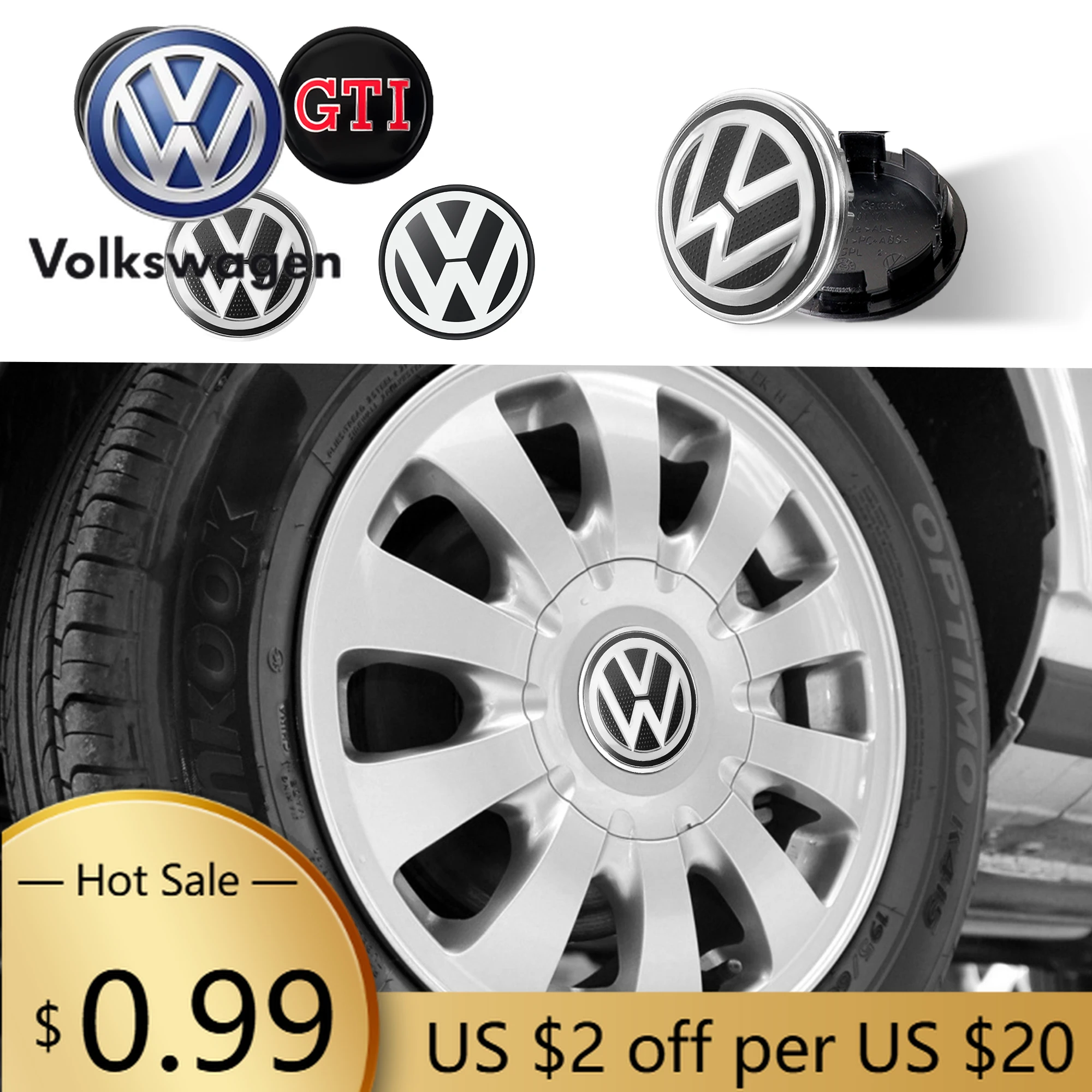 

For VOLKSWAGEN VW 4PCS 56MM/65MM/66MM Car Wheel Center Caps Tyre Rim Hub cap Cover Stickers Badge For Volkswagen VW R GTI Beetle