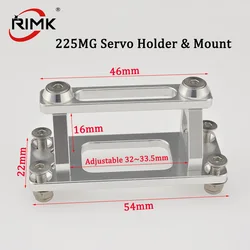 1set Aluminum Alloy 225MG Servo Holder Servo Mount for RC Boat Car Airplan 225MG Servo